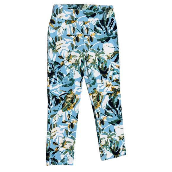 JOSEPH RIBKOFF Blue Multi Pants  size M - Picture 7 of 9